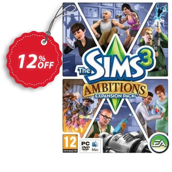 The Sims 3: Ambitions, PC/MAC  Coupon, discount The Sims 3: Ambitions (PC/Mac) Deal. Promotion: The Sims 3: Ambitions (PC/Mac) Exclusive offer 