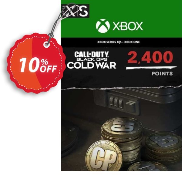 Call of Duty: Black Ops Cold War - 2400 Points Xbox One/ Xbox Series X|S Coupon, discount Call of Duty: Black Ops Cold War - 2400 Points Xbox One/ Xbox Series X|S Deal 2024 CDkeys. Promotion: Call of Duty: Black Ops Cold War - 2400 Points Xbox One/ Xbox Series X|S Exclusive Sale offer 