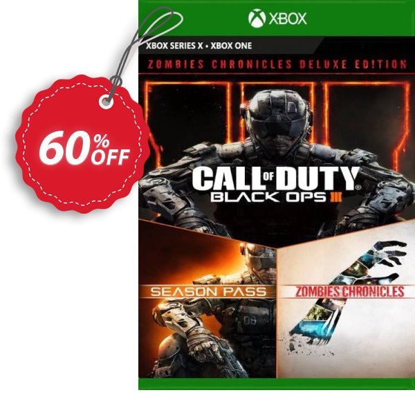 Call of Duty: Black Ops III - Zombies Deluxe Xbox One, EU  Coupon, discount Call of Duty: Black Ops III - Zombies Deluxe Xbox One (EU) Deal 2024 CDkeys. Promotion: Call of Duty: Black Ops III - Zombies Deluxe Xbox One (EU) Exclusive Sale offer 