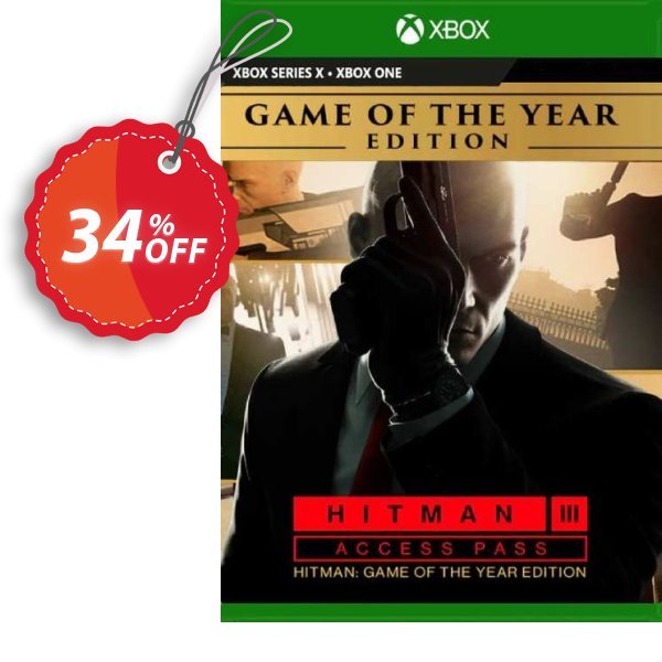 Hitman 3 Access Pass:  Hitman 1 GOTY Edition Xbox One, UK  Coupon, discount Hitman 3 Access Pass:  Hitman 1 GOTY Edition Xbox One (UK) Deal 2024 CDkeys. Promotion: Hitman 3 Access Pass:  Hitman 1 GOTY Edition Xbox One (UK) Exclusive Sale offer 