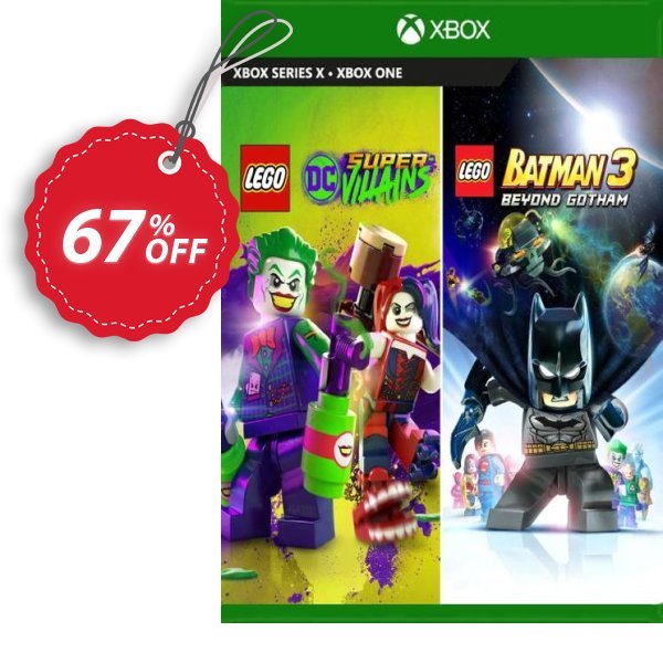 LEGO DC Heroes and Villains Bundle Xbox One, UK  Coupon, discount LEGO DC Heroes and Villains Bundle Xbox One (UK) Deal 2024 CDkeys. Promotion: LEGO DC Heroes and Villains Bundle Xbox One (UK) Exclusive Sale offer 