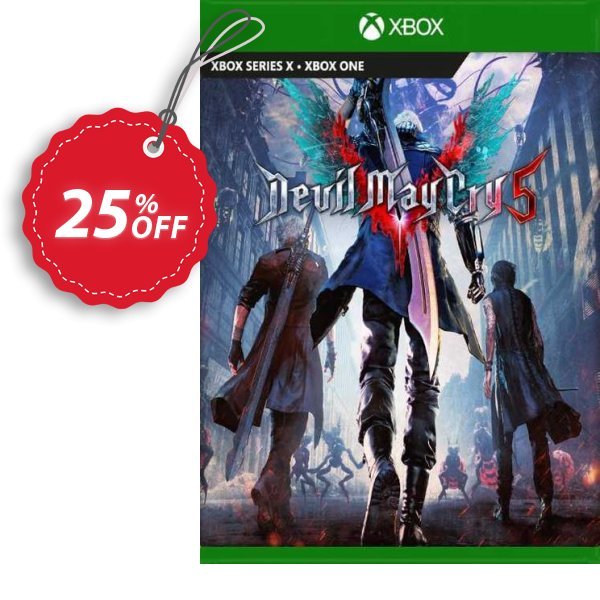 Devil May Cry 5 Xbox One, UK  Coupon, discount Devil May Cry 5 Xbox One (UK) Deal 2024 CDkeys. Promotion: Devil May Cry 5 Xbox One (UK) Exclusive Sale offer 