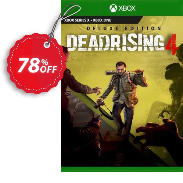 Dead Rising 4 Deluxe Edition Xbox One, UK  Coupon, discount Dead Rising 4 Deluxe Edition Xbox One (UK) Deal 2024 CDkeys. Promotion: Dead Rising 4 Deluxe Edition Xbox One (UK) Exclusive Sale offer 
