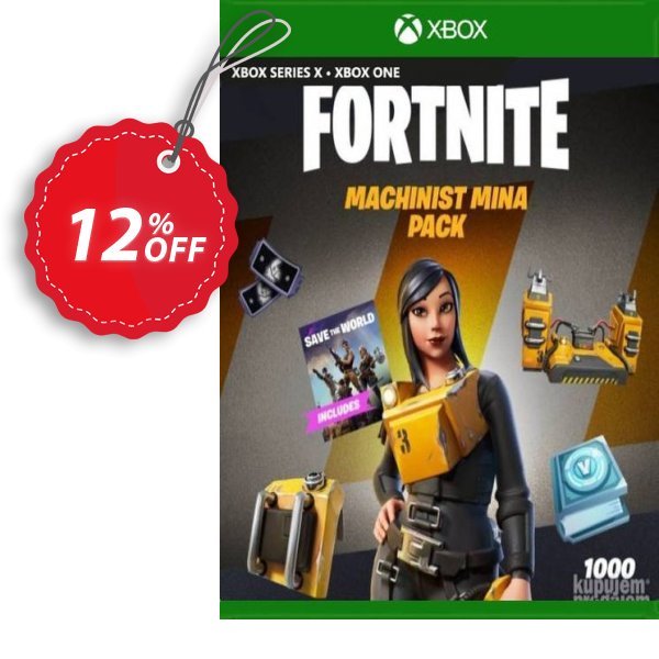 Fortnite - MAChinist Mina Pack Xbox One, US  Coupon, discount Fortnite - Machinist Mina Pack Xbox One (US) Deal 2024 CDkeys. Promotion: Fortnite - Machinist Mina Pack Xbox One (US) Exclusive Sale offer 