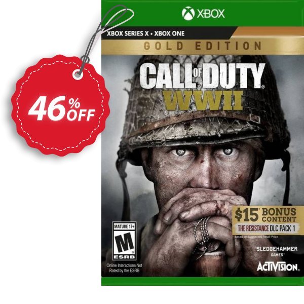 Call of Duty: WWII - Gold Edition Xbox One, EU  Coupon, discount Call of Duty: WWII - Gold Edition Xbox One (EU) Deal 2024 CDkeys. Promotion: Call of Duty: WWII - Gold Edition Xbox One (EU) Exclusive Sale offer 