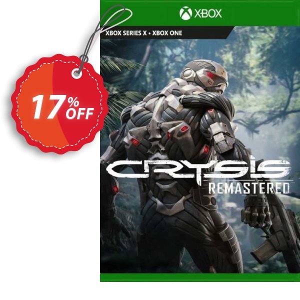 Crysis Remastered Xbox One, US  Coupon, discount Crysis Remastered Xbox One (US) Deal 2024 CDkeys. Promotion: Crysis Remastered Xbox One (US) Exclusive Sale offer 
