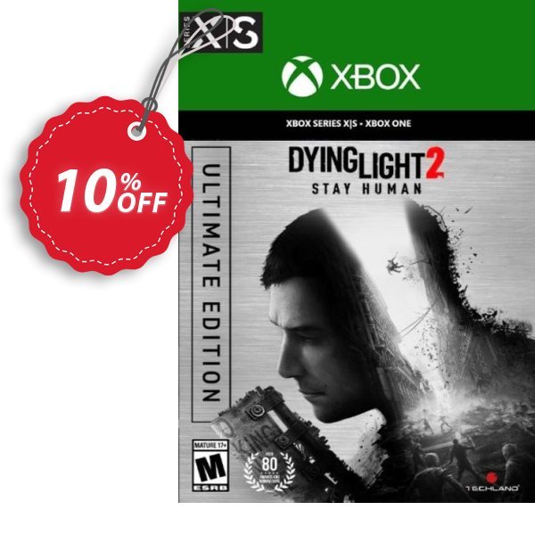 Dying Light 2 Stay Human - Ultimate Edition Xbox One, UK  Coupon, discount Dying Light 2 Stay Human - Ultimate Edition Xbox One (UK) Deal 2024 CDkeys. Promotion: Dying Light 2 Stay Human - Ultimate Edition Xbox One (UK) Exclusive Sale offer 