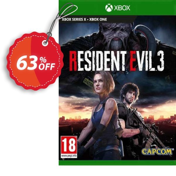 Resident Evil 3 Xbox One, EU  Coupon, discount Resident Evil 3 Xbox One (EU) Deal 2024 CDkeys. Promotion: Resident Evil 3 Xbox One (EU) Exclusive Sale offer 