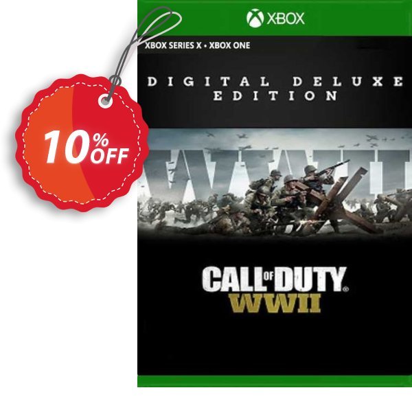 Call of Duty: WWII - Digital Deluxe Xbox One, EU  Coupon, discount Call of Duty: WWII - Digital Deluxe Xbox One (EU) Deal 2024 CDkeys. Promotion: Call of Duty: WWII - Digital Deluxe Xbox One (EU) Exclusive Sale offer 