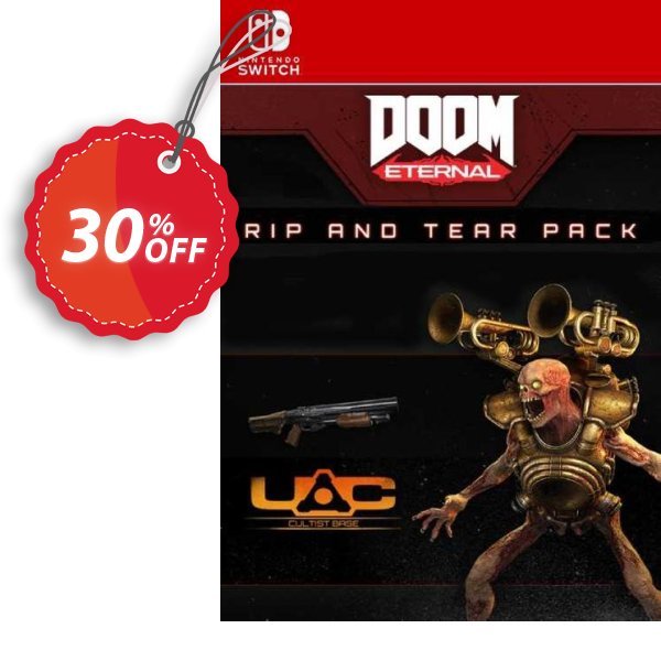 DOOM Eternal: Rip and Tear Pack Switch, EU  Coupon, discount DOOM Eternal: Rip and Tear Pack Switch (EU) Deal 2024 CDkeys. Promotion: DOOM Eternal: Rip and Tear Pack Switch (EU) Exclusive Sale offer 