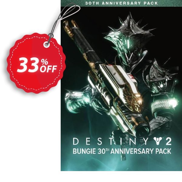 Destiny 2: 30th Anniversary Pack PC - DLC Coupon, discount Destiny 2: 30th Anniversary Pack PC - DLC Deal 2024 CDkeys. Promotion: Destiny 2: 30th Anniversary Pack PC - DLC Exclusive Sale offer 