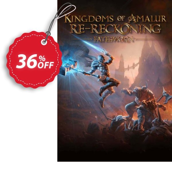 Kingdoms of Amalur: Re-Reckoning - Fatesworn PC - DLC Coupon, discount Kingdoms of Amalur: Re-Reckoning - Fatesworn PC - DLC Deal 2024 CDkeys. Promotion: Kingdoms of Amalur: Re-Reckoning - Fatesworn PC - DLC Exclusive Sale offer 