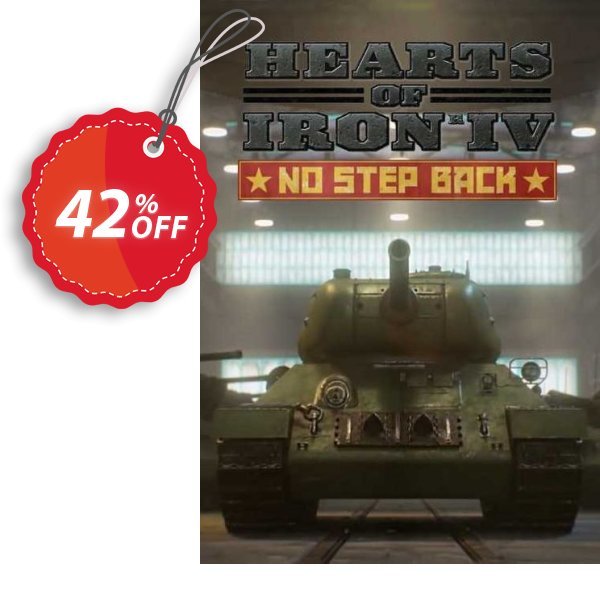 Hearts of Iron IV: No Step Back PC - DLC Coupon, discount Hearts of Iron IV: No Step Back PC - DLC Deal 2024 CDkeys. Promotion: Hearts of Iron IV: No Step Back PC - DLC Exclusive Sale offer 