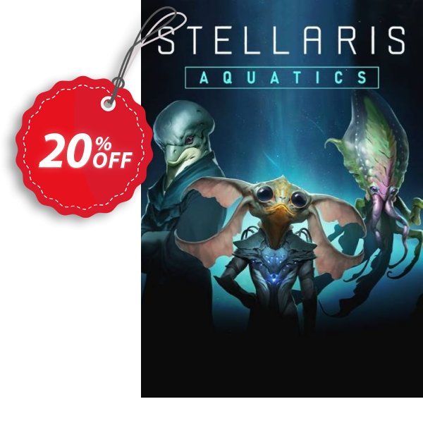 Stellaris: Aquatics Species Pack PC - DLC Coupon, discount Stellaris: Aquatics Species Pack PC - DLC Deal 2024 CDkeys. Promotion: Stellaris: Aquatics Species Pack PC - DLC Exclusive Sale offer 