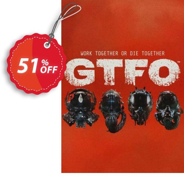 GTFO PC Coupon, discount GTFO PC Deal 2024 CDkeys. Promotion: GTFO PC Exclusive Sale offer 