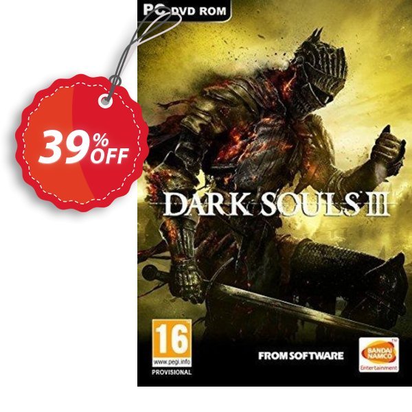 Dark Souls III 3 PC Coupon, discount Dark Souls III 3 PC Deal 2024 CDkeys. Promotion: Dark Souls III 3 PC Exclusive Sale offer 