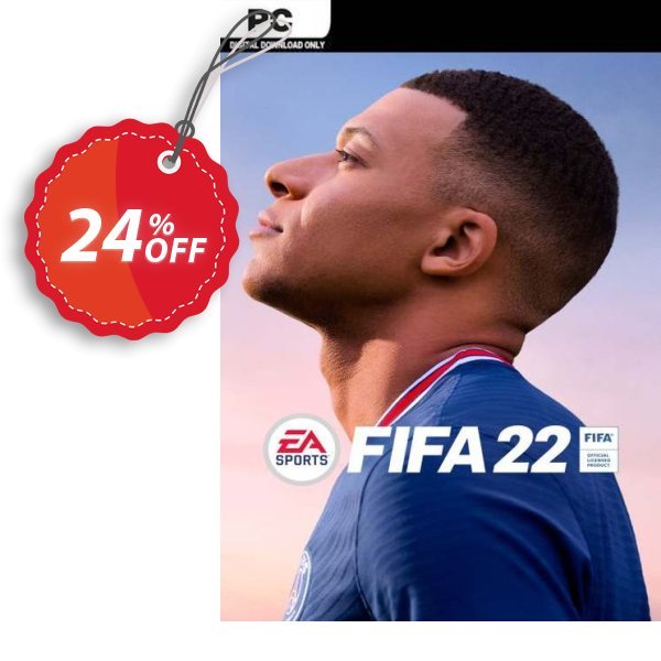 Fifa 22 PC, STEAM  Coupon, discount Fifa 22 PC (STEAM) Deal 2024 CDkeys. Promotion: Fifa 22 PC (STEAM) Exclusive Sale offer 