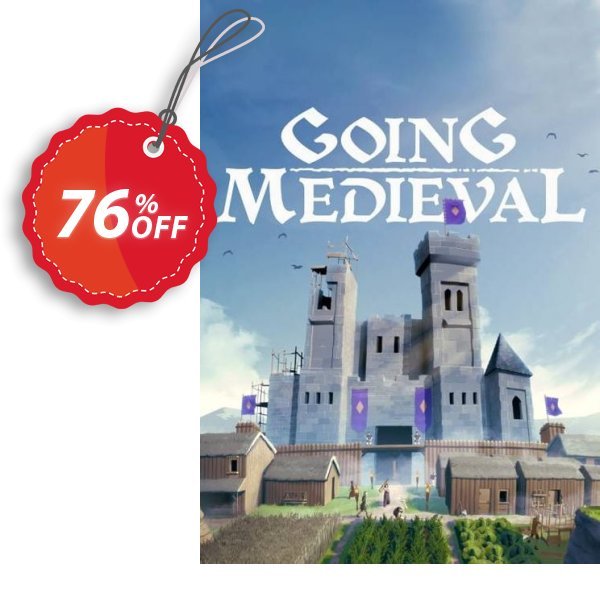 Going Medieval PC Coupon, discount Going Medieval PC Deal 2024 CDkeys. Promotion: Going Medieval PC Exclusive Sale offer 