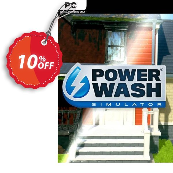 PowerWash Simulator PC Coupon, discount PowerWash Simulator PC Deal 2024 CDkeys. Promotion: PowerWash Simulator PC Exclusive Sale offer 