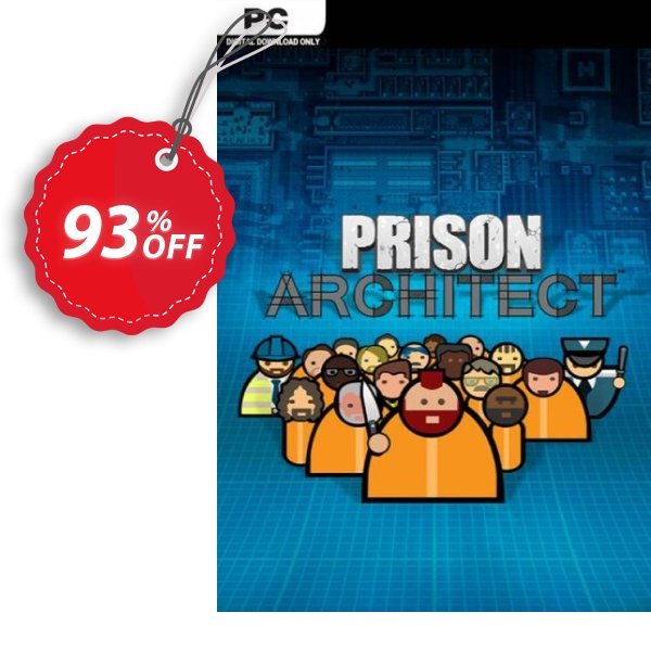 Prison Architect PC Coupon, discount Prison Architect PC Deal 2024 CDkeys. Promotion: Prison Architect PC Exclusive Sale offer 