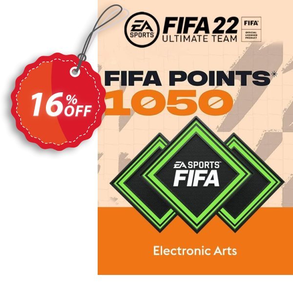 FIFA 22 Ultimate Team 1050 Points Pack PC Coupon, discount FIFA 22 Ultimate Team 1050 Points Pack PC Deal 2024 CDkeys. Promotion: FIFA 22 Ultimate Team 1050 Points Pack PC Exclusive Sale offer 