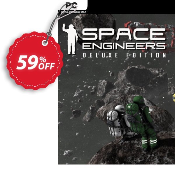 Space Engineers Deluxe Edition PC Coupon, discount Space Engineers Deluxe Edition PC Deal 2024 CDkeys. Promotion: Space Engineers Deluxe Edition PC Exclusive Sale offer 