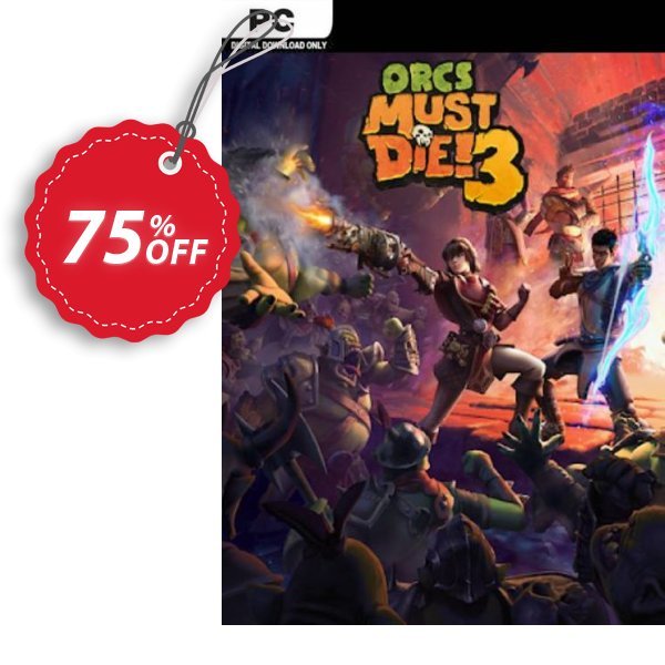 Orcs Must Die! 3 PC Coupon, discount Orcs Must Die! 3 PC Deal 2024 CDkeys. Promotion: Orcs Must Die! 3 PC Exclusive Sale offer 