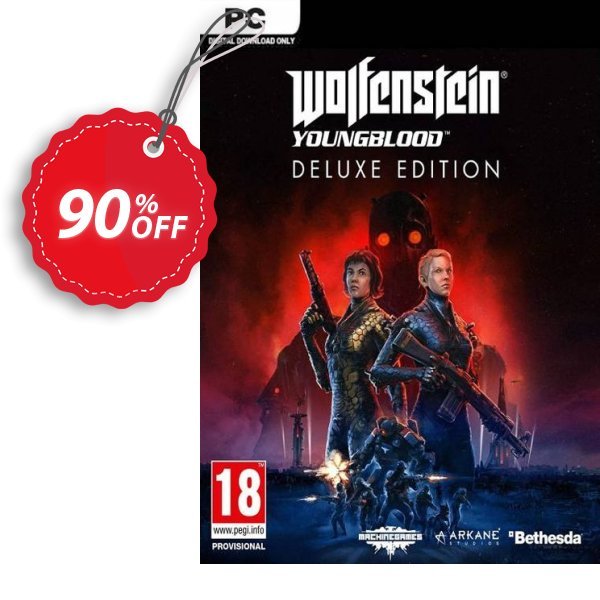 Wolfenstein Youngblood Deluxe Edition PC, Steam  Coupon, discount Wolfenstein Youngblood Deluxe Edition PC (Steam) Deal 2024 CDkeys. Promotion: Wolfenstein Youngblood Deluxe Edition PC (Steam) Exclusive Sale offer 