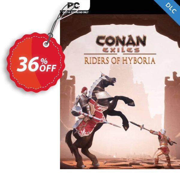 Conan Exiles - Riders of Hyboria Pack DLC Coupon, discount Conan Exiles - Riders of Hyboria Pack DLC Deal 2024 CDkeys. Promotion: Conan Exiles - Riders of Hyboria Pack DLC Exclusive Sale offer 