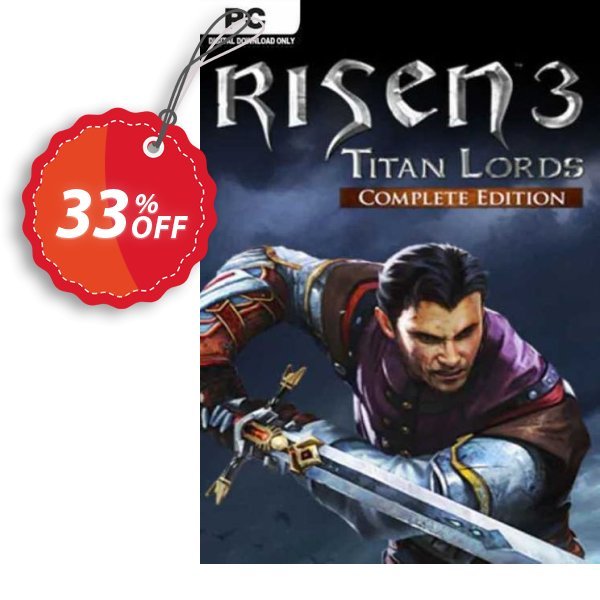 Risen 3 - Titan Lords Complete Edition PC Coupon, discount Risen 3 - Titan Lords Complete Edition PC Deal 2024 CDkeys. Promotion: Risen 3 - Titan Lords Complete Edition PC Exclusive Sale offer 