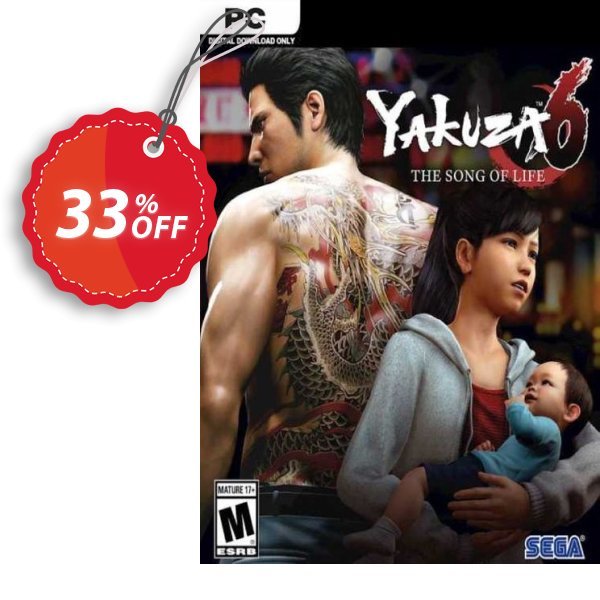 Yakuza 6: The Song of Life PC Coupon, discount Yakuza 6: The Song of Life PC Deal 2024 CDkeys. Promotion: Yakuza 6: The Song of Life PC Exclusive Sale offer 