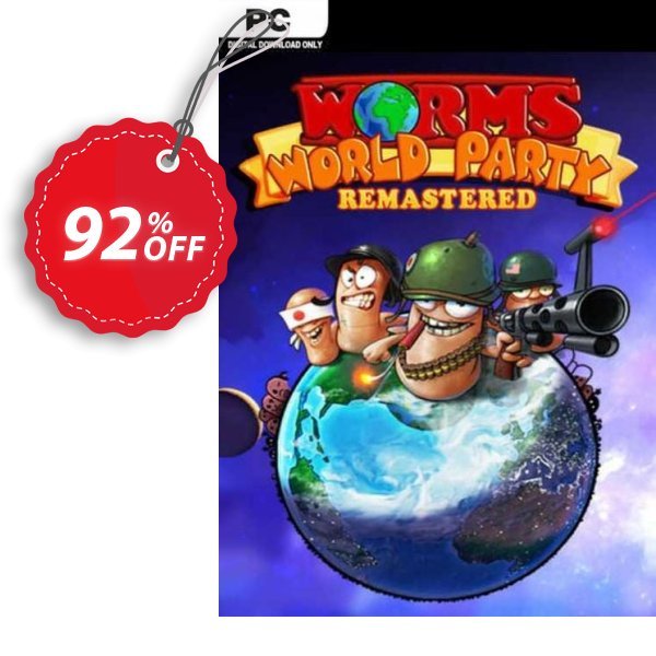 Worms World Party Remastered PC Coupon, discount Worms World Party Remastered PC Deal 2024 CDkeys. Promotion: Worms World Party Remastered PC Exclusive Sale offer 