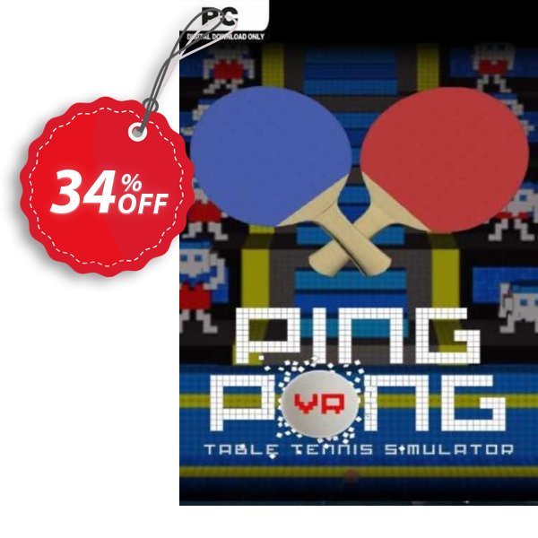 VR Ping Pong PC Coupon, discount VR Ping Pong PC Deal 2024 CDkeys. Promotion: VR Ping Pong PC Exclusive Sale offer 