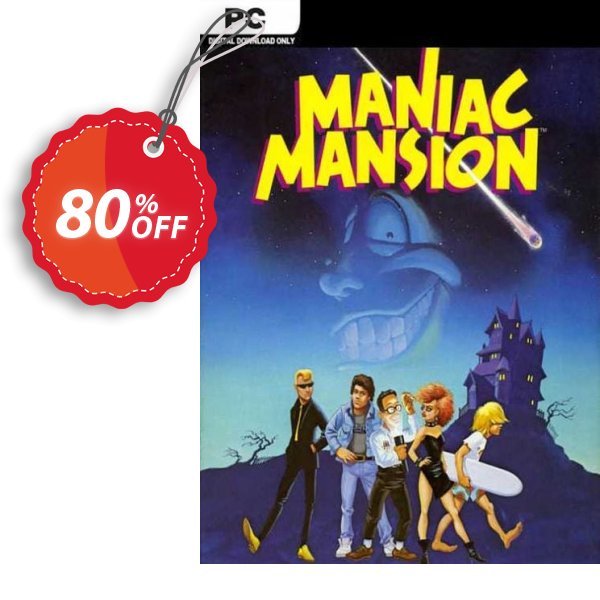 Maniac Mansion PC Coupon, discount Maniac Mansion PC Deal 2024 CDkeys. Promotion: Maniac Mansion PC Exclusive Sale offer 