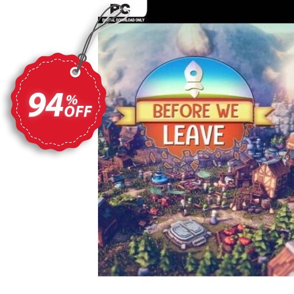 Before We Leave PC Coupon, discount Before We Leave PC Deal 2024 CDkeys. Promotion: Before We Leave PC Exclusive Sale offer 