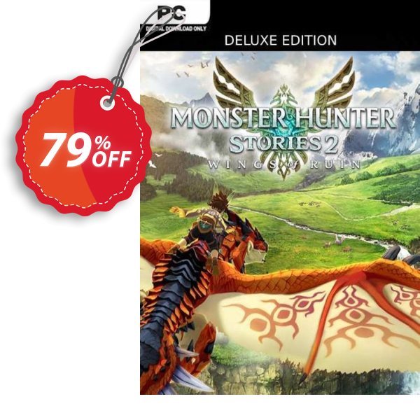 Monster Hunter Stories 2: Wings of Ruin Deluxe Edition PC Coupon, discount Monster Hunter Stories 2: Wings of Ruin Deluxe Edition PC Deal 2024 CDkeys. Promotion: Monster Hunter Stories 2: Wings of Ruin Deluxe Edition PC Exclusive Sale offer 