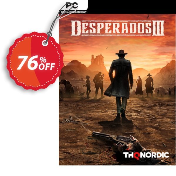 Desperados 3 PC Coupon, discount Desperados 3 PC Deal. Promotion: Desperados 3 PC Exclusive offer 