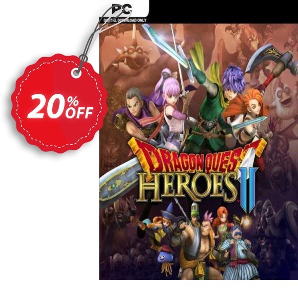 Dragon Quest Heroes II PC Coupon, discount Dragon Quest Heroes II PC Deal 2024 CDkeys. Promotion: Dragon Quest Heroes II PC Exclusive Sale offer 