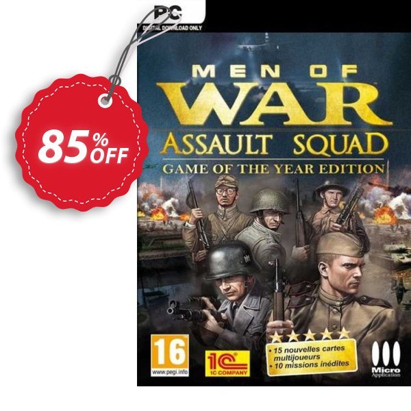 Men of War Assault Squad Game of the Year edition PC Coupon, discount Men of War Assault Squad Game of the Year edition PC Deal 2024 CDkeys. Promotion: Men of War Assault Squad Game of the Year edition PC Exclusive Sale offer 