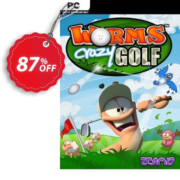 Worms Crazy Golf PC Coupon, discount Worms Crazy Golf PC Deal 2024 CDkeys. Promotion: Worms Crazy Golf PC Exclusive Sale offer 