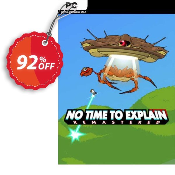 No Time To Explain Remastered PC Coupon, discount No Time To Explain Remastered PC Deal 2024 CDkeys. Promotion: No Time To Explain Remastered PC Exclusive Sale offer 