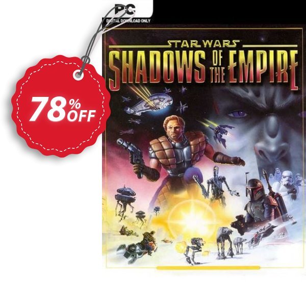 Star Wars Shadows of the Empire PC Coupon, discount Star Wars Shadows of the Empire PC Deal 2024 CDkeys. Promotion: Star Wars Shadows of the Empire PC Exclusive Sale offer 