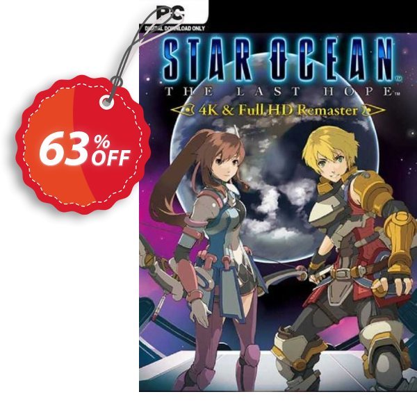Star Ocean - The Last Hope - 4K & Full HD Remaster PC Coupon, discount Star Ocean - The Last Hope - 4K & Full HD Remaster PC Deal 2024 CDkeys. Promotion: Star Ocean - The Last Hope - 4K & Full HD Remaster PC Exclusive Sale offer 