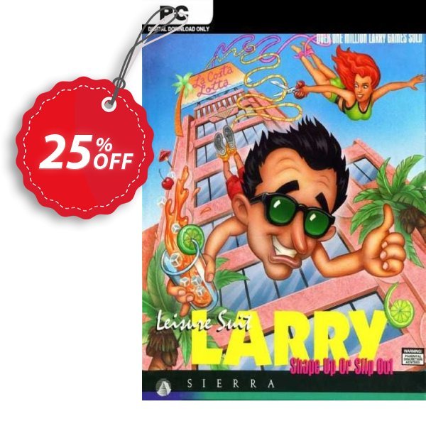 Leisure Suit Larry 6 - Shape Up Or Slip Out PC Coupon, discount Leisure Suit Larry 6 - Shape Up Or Slip Out PC Deal 2025 CDkeys. Promotion: Leisure Suit Larry 6 - Shape Up Or Slip Out PC Exclusive Sale offer