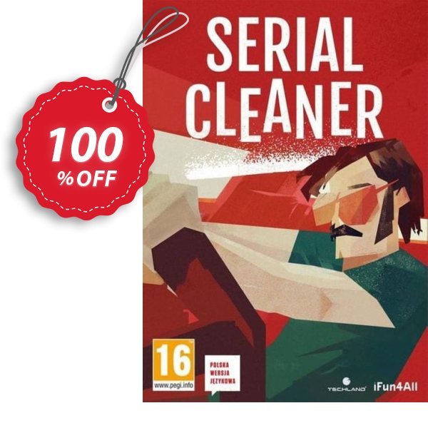 Serial Cleaner PC Coupon, discount Serial Cleaner PC Deal 2024 CDkeys. Promotion: Serial Cleaner PC Exclusive Sale offer 