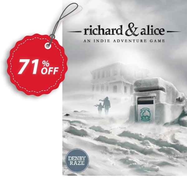 Richard & Alice PC Coupon, discount Richard & Alice PC Deal 2024 CDkeys. Promotion: Richard & Alice PC Exclusive Sale offer 