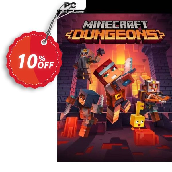 Minecraft Dungeons PC, Steam  Coupon, discount Minecraft Dungeons PC (Steam) Deal 2024 CDkeys. Promotion: Minecraft Dungeons PC (Steam) Exclusive Sale offer 