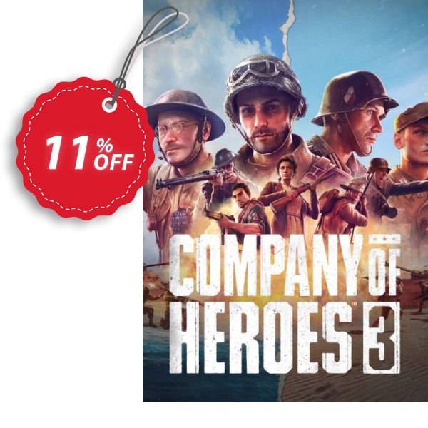 Company of Heroes 3 PC Coupon, discount Company of Heroes 3 PC Deal 2024 CDkeys. Promotion: Company of Heroes 3 PC Exclusive Sale offer 