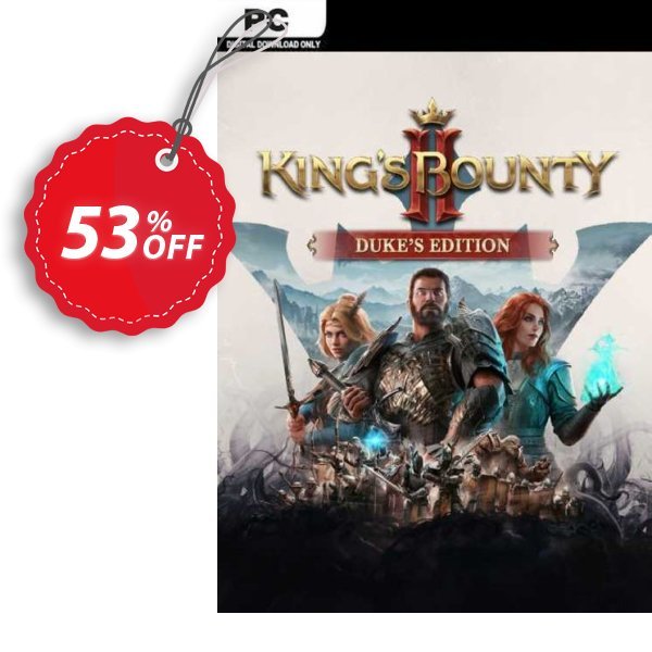King&#039;s Bounty II - Duke&#039;s Edition PC Coupon, discount King's Bounty II - Duke's Edition PC Deal 2024 CDkeys. Promotion: King's Bounty II - Duke's Edition PC Exclusive Sale offer 