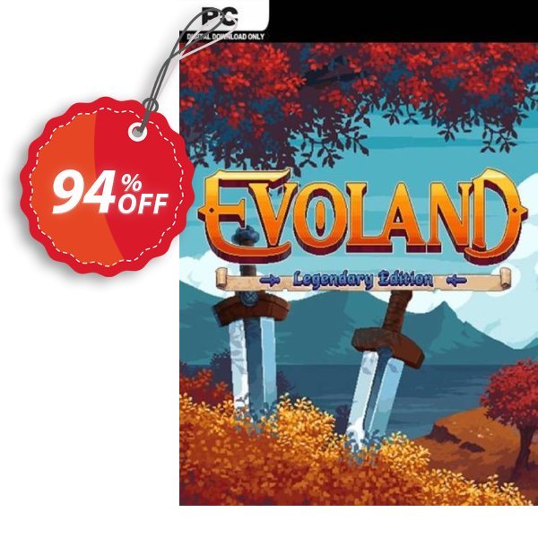 Evoland Legendary Edition PC Coupon, discount Evoland Legendary Edition PC Deal 2025 CDkeys. Promotion: Evoland Legendary Edition PC Exclusive Sale offer